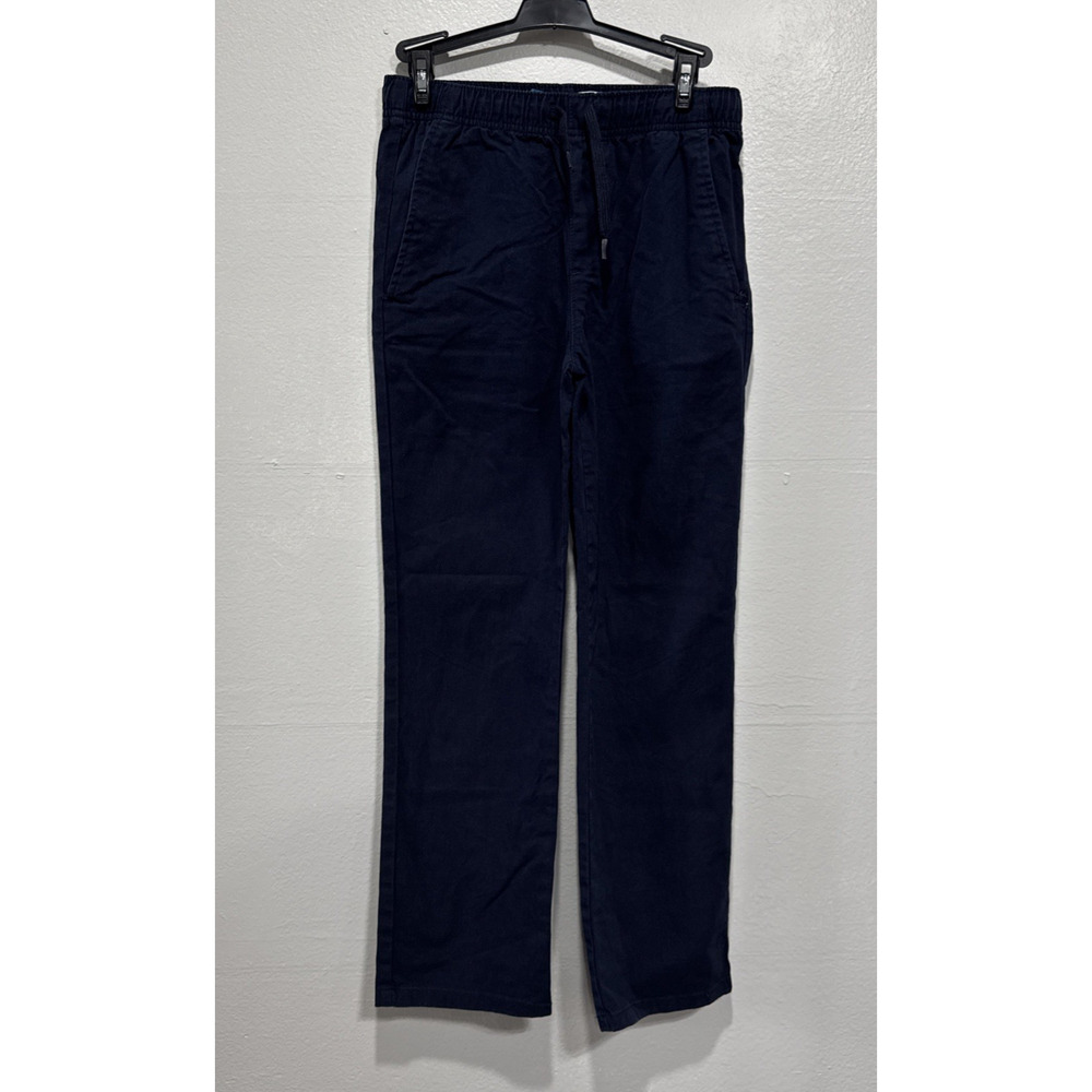 Old Navy Boys Built in Flex Straight Pull On Pants Blue XXL (18) School